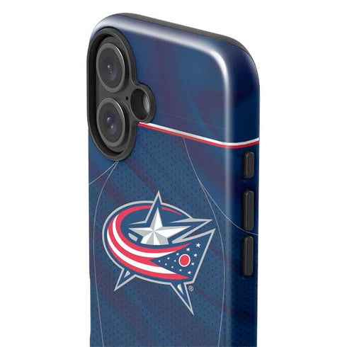 NHL Columbus Blue Jackets Jersey iPhone 16 Plus Impact Case