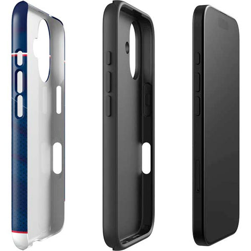 NHL Columbus Blue Jackets Jersey iPhone 16 Plus Impact Case