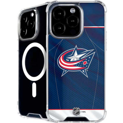 NHL Columbus Blue Jackets Jersey iPhone 16 Pro MagSafe Case