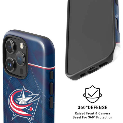 NHL Columbus Blue Jackets Jersey iPhone 16 Pro Max Magsafe Impact Case