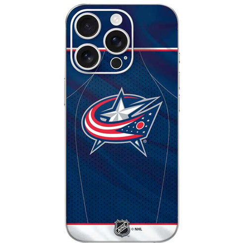 NHL Columbus Blue Jackets Jersey iPhone 16 Pro Skin