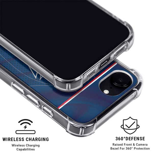 NHL Columbus Blue Jackets Jersey iPhone 16e MagSafe Case