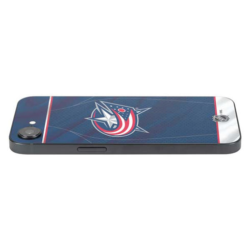 NHL Columbus Blue Jackets Jersey iPhone 16e Skin