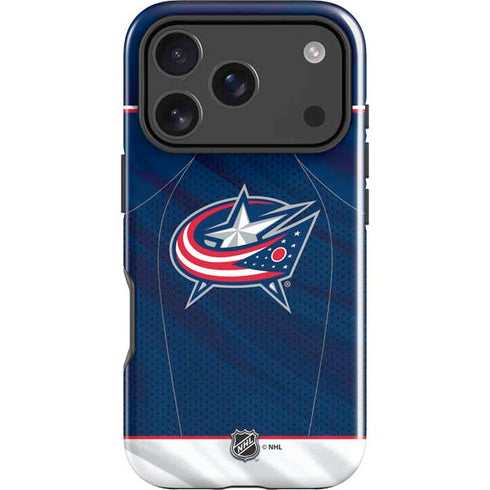 NHL Columbus Blue Jackets Jersey iPhone 18 Pro Impact Case