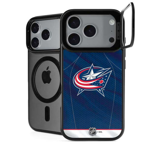 NHL Columbus Blue Jackets Jersey iPhone 18 Pro Kickstand Case