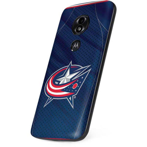NHL Columbus Blue Jackets Jersey Moto E5 Play Skin