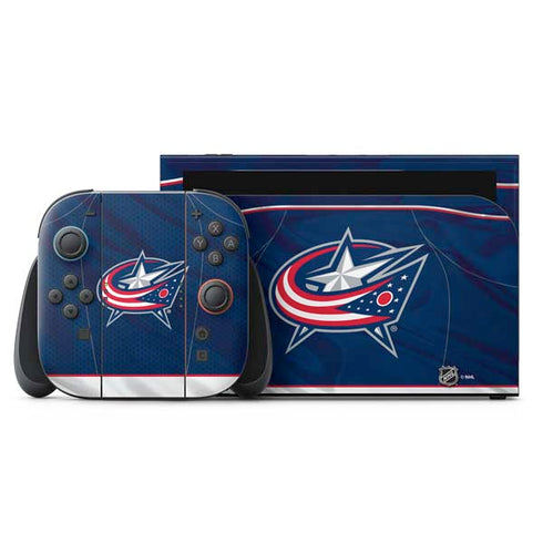 NHL Columbus Blue Jackets Jersey Nintendo Switch 2 (2025) with Joy-Con Skin