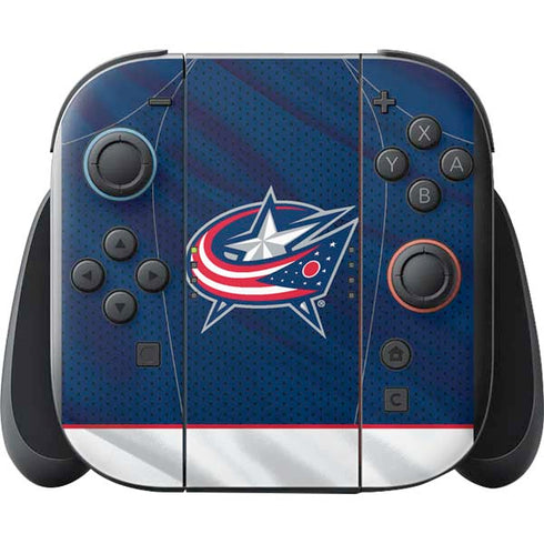 NHL Columbus Blue Jackets Jersey Nintendo Switch 2 (2025) with Joy-Con Skin