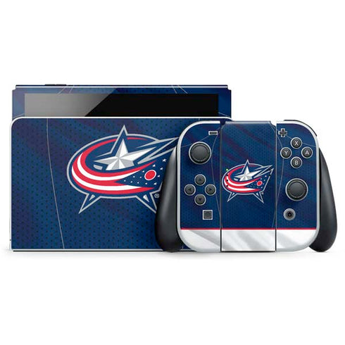 NHL Columbus Blue Jackets Jersey Nintendo Skins