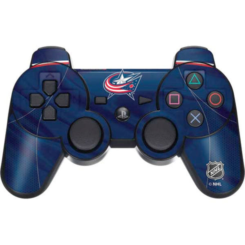 NHL Columbus Blue Jackets Jersey PS3 Dual Shock wireless controller Skin