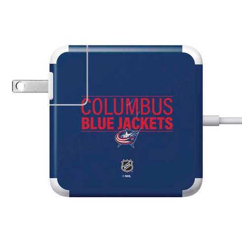NHL Columbus Blue Jackets Lineup 85W Power Adapter (15 and 17 inch MacBook Pro Charger) Skin