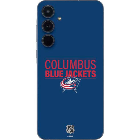 NHL Columbus Blue Jackets Lineup Galaxy A35 5G Skin