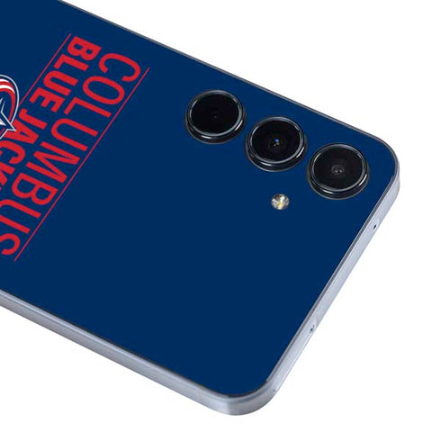 NHL Columbus Blue Jackets Lineup Galaxy A35 5G Skin