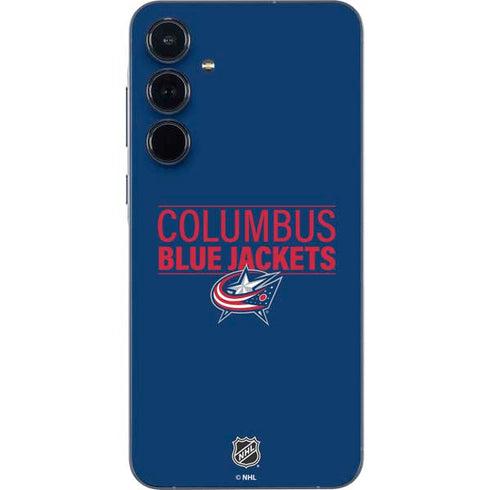 NHL Columbus Blue Jackets Lineup Galaxy A55 5G Skin