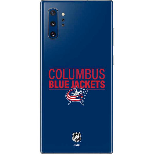NHL Columbus Blue Jackets Lineup Galaxy Note 10 Plus Skin