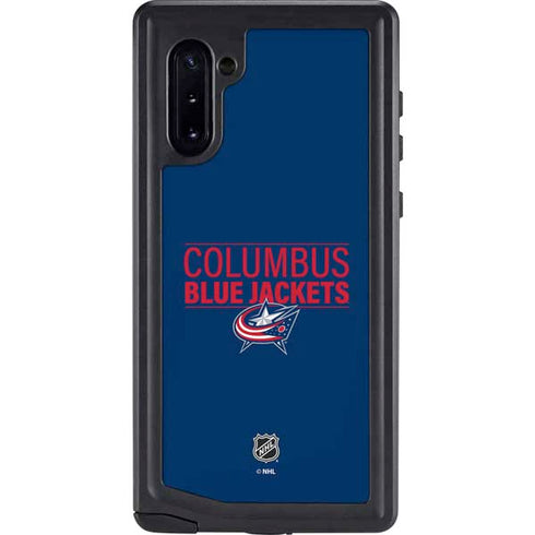 NHL Columbus Blue Jackets Lineup Galaxy Cases