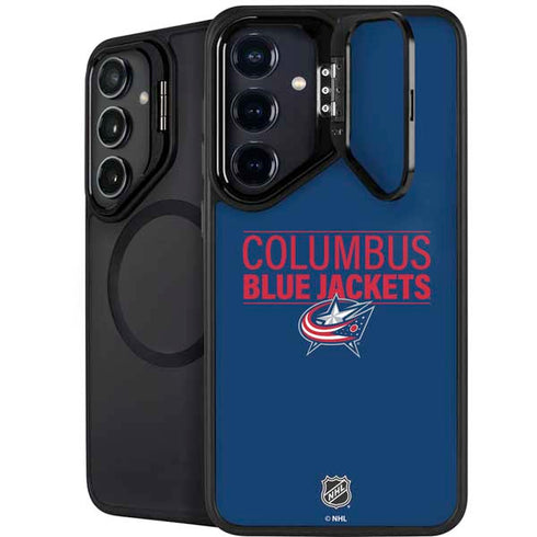 NHL Columbus Blue Jackets Lineup Galaxy S25 Kickstand Case