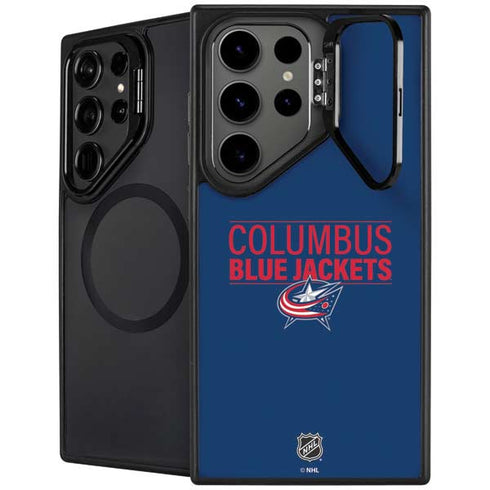 NHL Columbus Blue Jackets Lineup Galaxy Cases