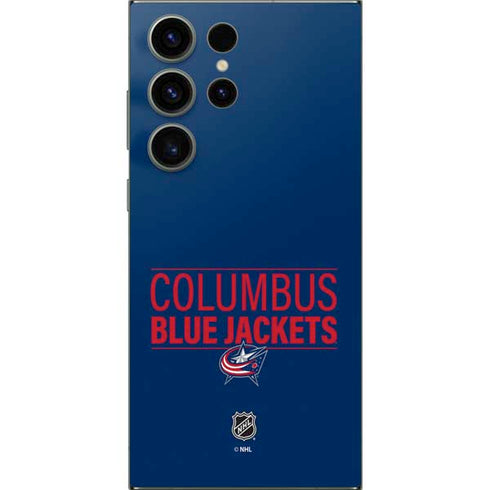 NHL Columbus Blue Jackets Lineup Galaxy S25 Ultra Skin