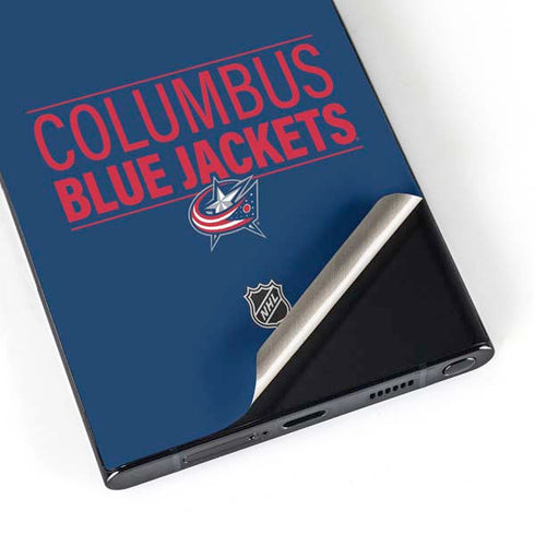 NHL Columbus Blue Jackets Lineup Galaxy S25 Ultra Skin