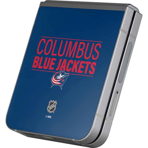 NHL Columbus Blue Jackets Lineup Galaxy Z Flip6 Skin