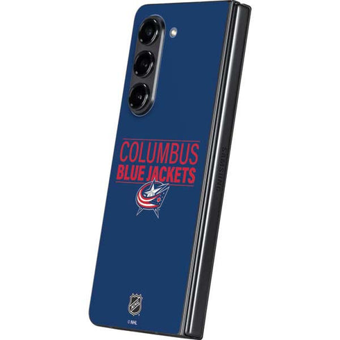 NHL Columbus Blue Jackets Lineup Galaxy Z Fold5 5G Skin