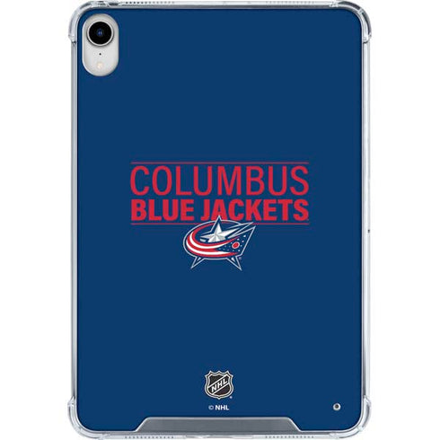 NHL Columbus Blue Jackets Lineup iPad 11th Gen (2025) Clear Case