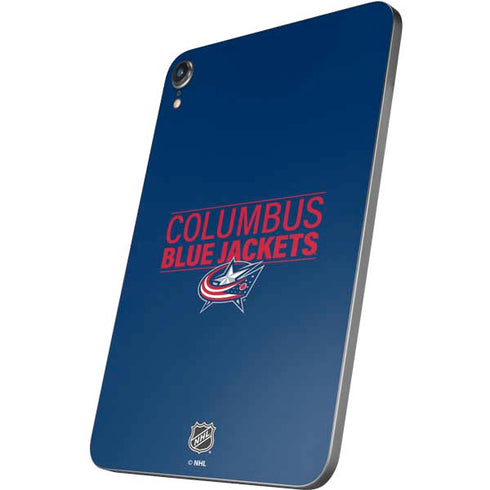 NHL Columbus Blue Jackets Lineup Apple iPad Mini Skin