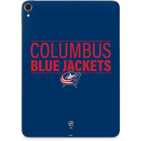 NHL Columbus Blue Jackets Lineup Apple iPad Pro Skin