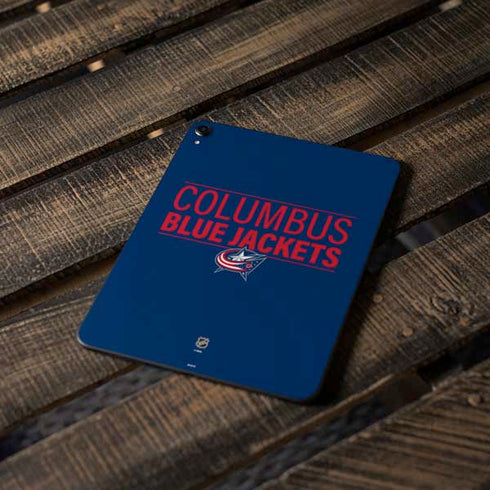 NHL Columbus Blue Jackets Lineup Apple iPad Pro Skin