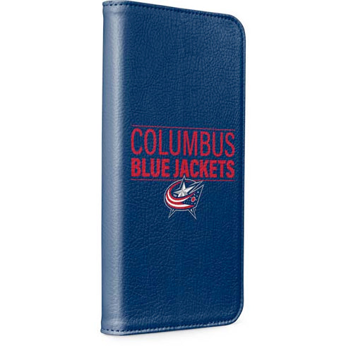 NHL Columbus Blue Jackets Lineup iPhone 15 Pro Folio Case
