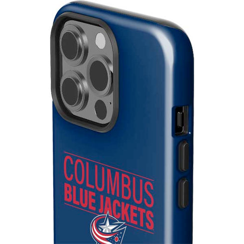 NHL Columbus Blue Jackets Lineup iPhone 15 Pro Impact Case
