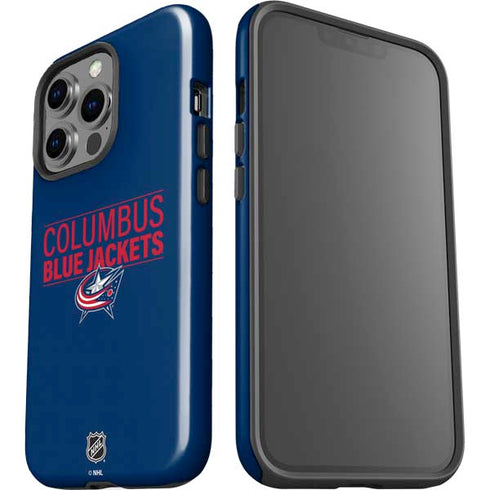 NHL Columbus Blue Jackets Lineup iPhone 15 Pro Impact Case
