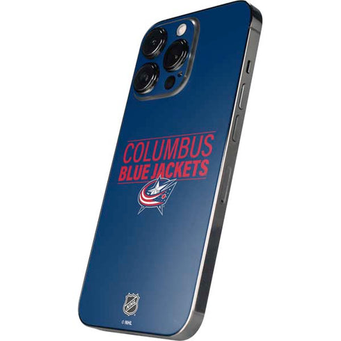 NHL Columbus Blue Jackets Lineup iPhone 15 Pro Max Skin