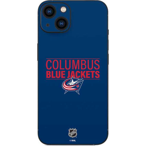 NHL Columbus Blue Jackets Lineup iPhone 15 Skin