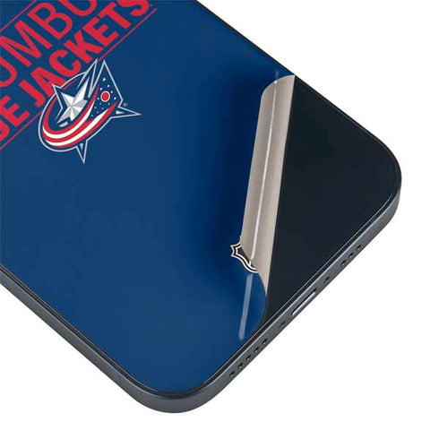 NHL Columbus Blue Jackets Lineup iPhone 15 Skin