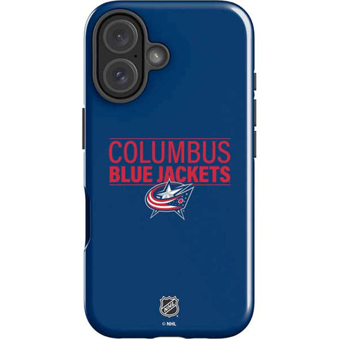 NHL Columbus Blue Jackets Lineup iPhone 16 Impact Case