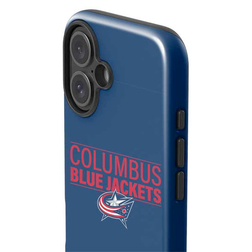 NHL Columbus Blue Jackets Lineup iPhone 16 Impact Case
