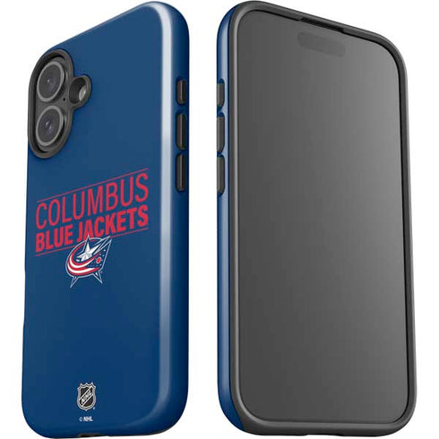 NHL Columbus Blue Jackets Lineup iPhone 16 Impact Case