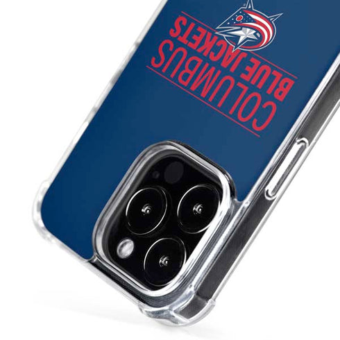 NHL Columbus Blue Jackets Lineup iPhone 16 Pro MagSafe Case