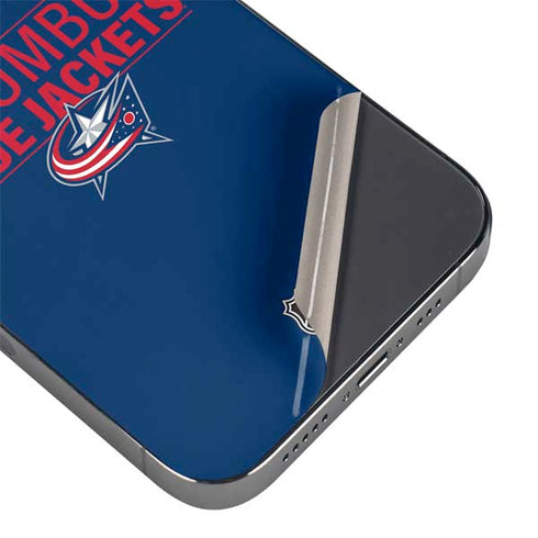 NHL Columbus Blue Jackets Lineup iPhone 16 Pro Max Skin