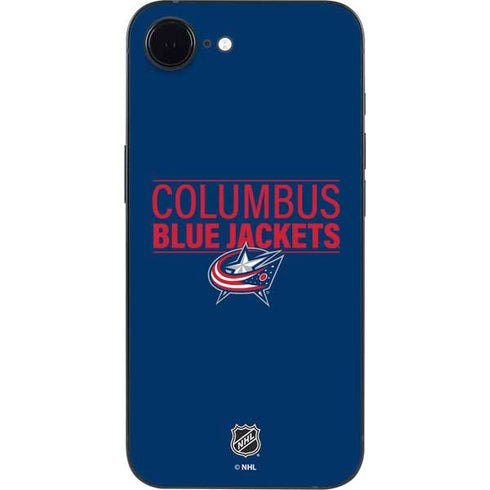 NHL Columbus Blue Jackets Lineup iPhone 16e Skin
