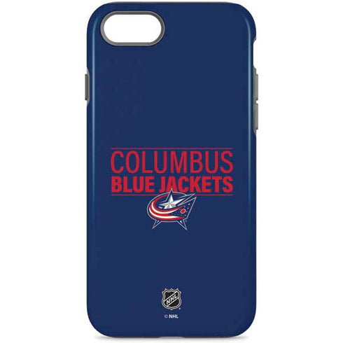 NHL Columbus Blue Jackets Lineup iPhone Cases