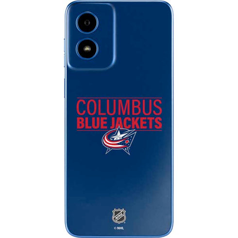 NHL Columbus Blue Jackets Lineup Moto G Play 4G (2024) Skin