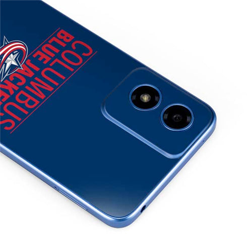 NHL Columbus Blue Jackets Lineup Moto G Play 4G (2024) Skin