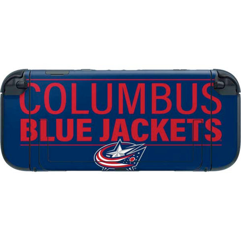 NHL Columbus Blue Jackets Lineup Nintendo Switch 2 (2025) with Joy-Con Skin