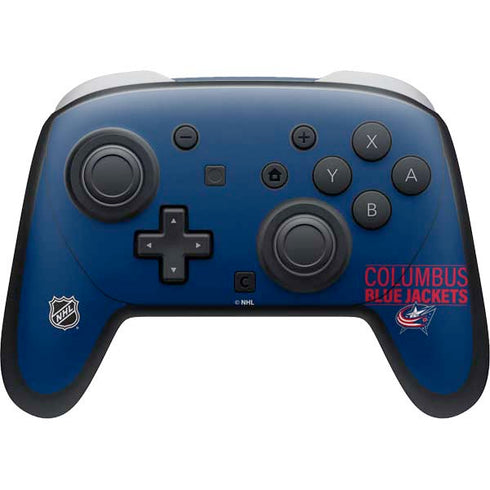 NHL Columbus Blue Jackets Lineup Nintendo Switch 2 (2025) Pro Controller Skin