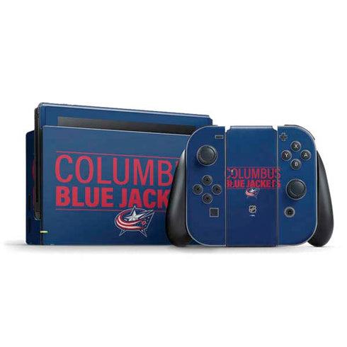 NHL Columbus Blue Jackets Lineup Nintendo Skins