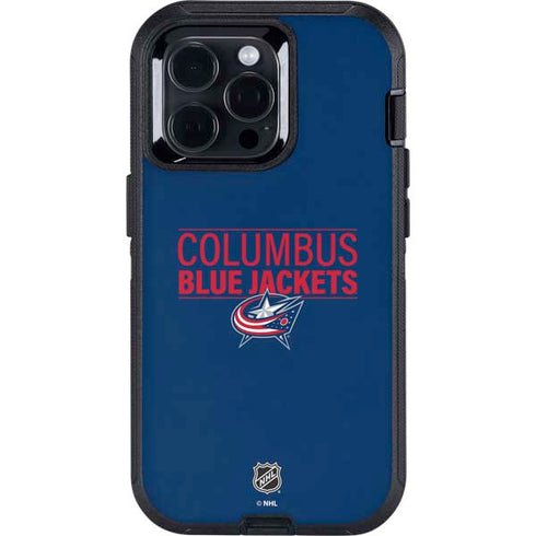 NHL Columbus Blue Jackets Lineup Otterbox Defender iPhone Skin