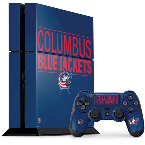 NHL Columbus Blue Jackets Lineup PlayStation PS4 Skins